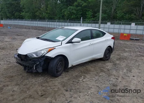 2012 Hyundai Elantra Gls from USA, damaged, VIN 5NPDH4AE5CH133419